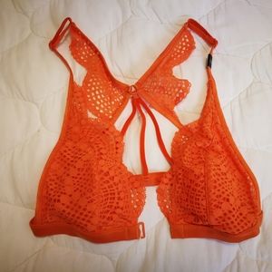 Brand New Victoria's Secret Lace Front-Close Triangle Bralette